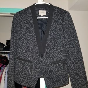 LOFT Leopard Print Blazer